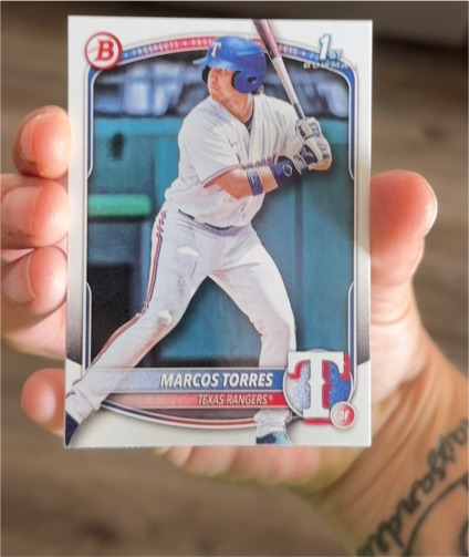 2025 Bowman Paper Prospects #BP-94 Marcos Torres — front