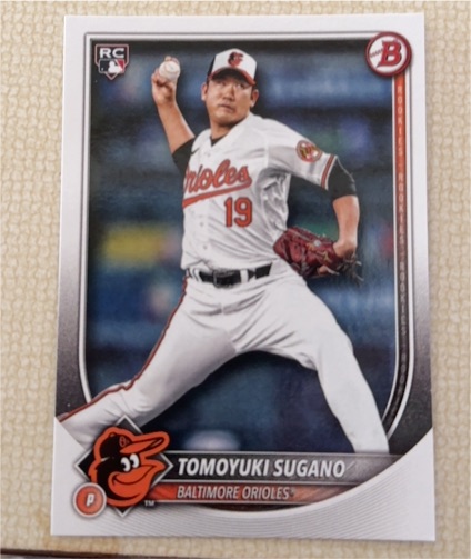 2025 Bowman #41 Tomoyuki Sugano — front