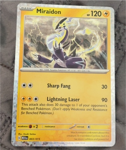 2025 Pokémon McDonald's Promo #003 Miraidon — front