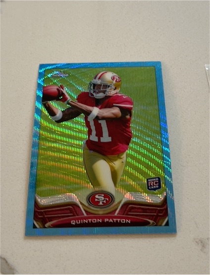 2013 Topps Chrome #181 Quinton Patton — front