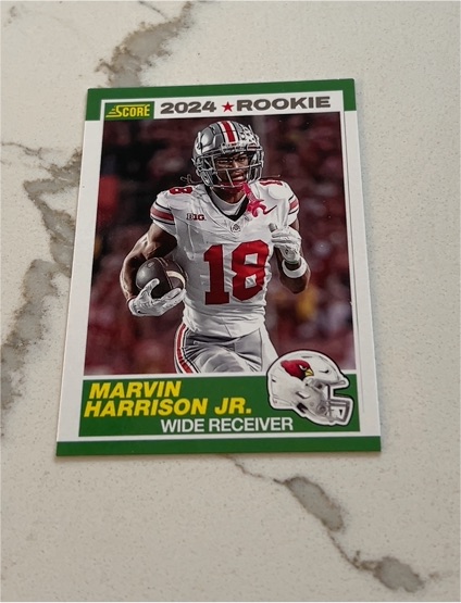 2024 Score #18 Marvin Harrison Jr. — front