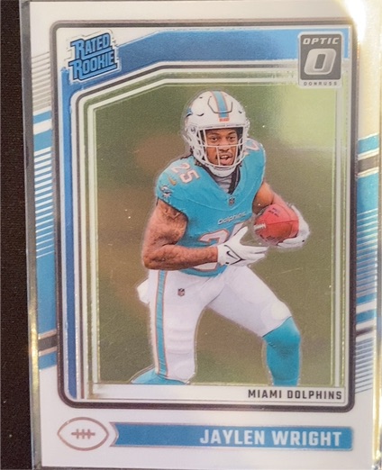 2024 Donruss Optic #249 Jaylen Wright — front