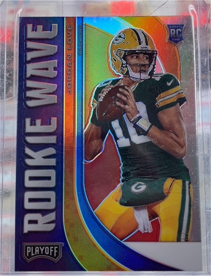 2020 Panini Playoff Rookie Wave #RW-11 Jordan Love — front