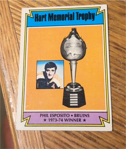 1974-75 Topps #244 Phil Esposito — front