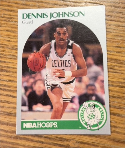 1990-91 NBA Hoops #41 Dennis Johnson — front