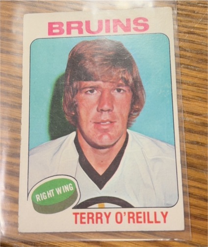1975 Topps #301 Terry O'Reilly Boston Bruins — front