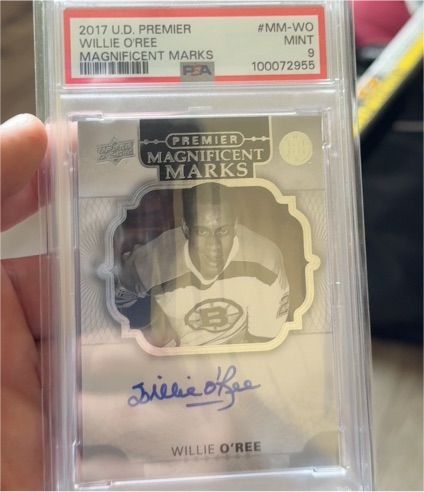 2017 Upper Deck Premier #MM-WO Willie O'Ree — front
