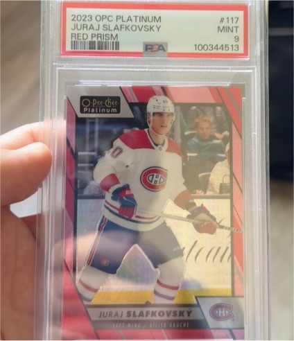 2023 OPC Platinum #117 Juraj Slafkovsky — front