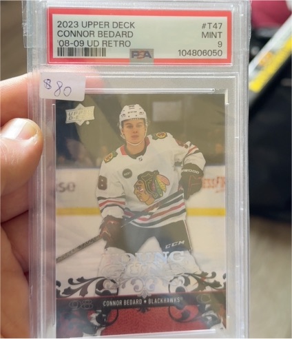 2023 Upper Deck #T47 Connor Bedard '08-09 UD Retro — front