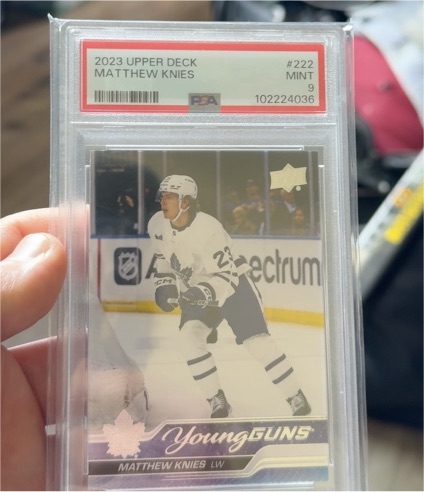 2023 Upper Deck #222 Matthew Knies — front