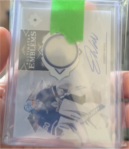 2023-24 UD Ultimate Collection #UE-JW Joseph Woll — front