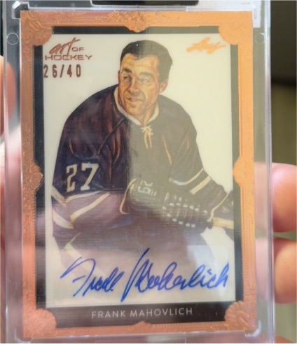 2022 Leaf Art of Hockey #26/40 Frank Mahovlich — front