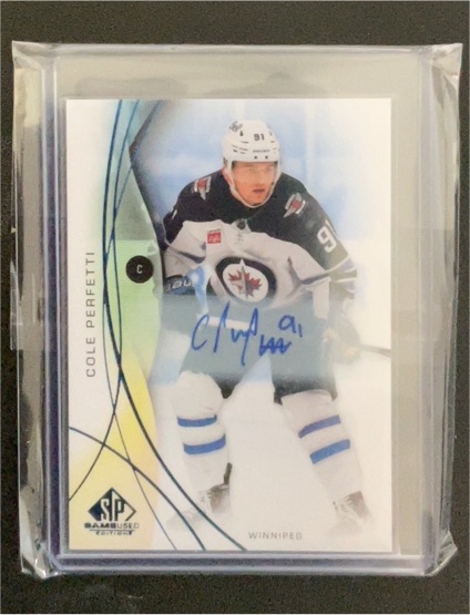 2024-25 Upper Deck SP Game Used #26 Cole Perfetti — front
