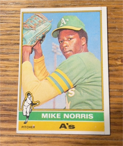 1976 Topps #653 Mike Norris — front