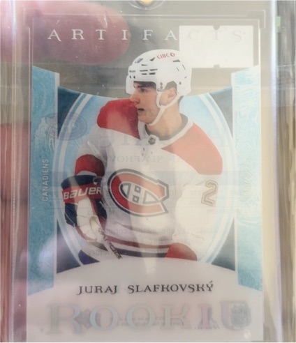 2023-24 Upper Deck Artifacts Clear Cut Rookie #216 Juraj Slafkovský — front