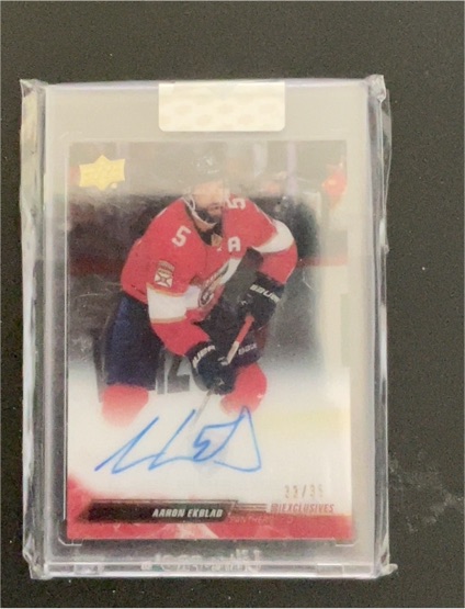 2022-23 Upper Deck Clear Cut #CC-AE Aaron Ekblad — front