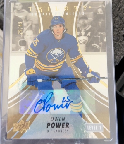 2022-23 Upper Deck Trilogy Rookie Premieres #131 Owen Power — front