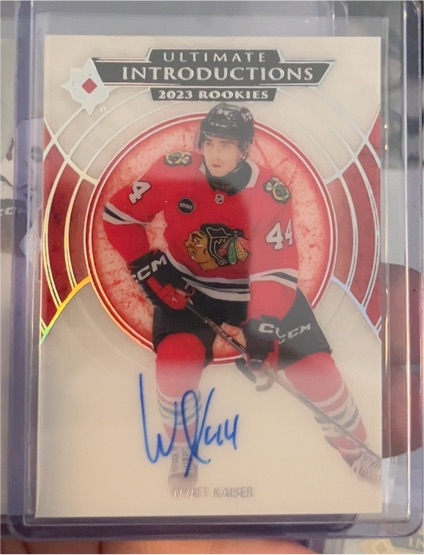 2023-24 Ultimate Collection Ultimate Introductions #UI-83 Wyatt Kaiser — front