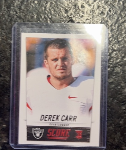 2014 Panini Score #364 Derek Carr — front