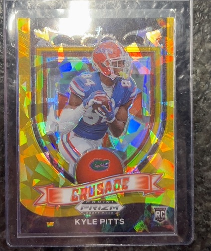 2021 Panini Prizm Draft Picks Crusade #167 Kyle Pitts — front