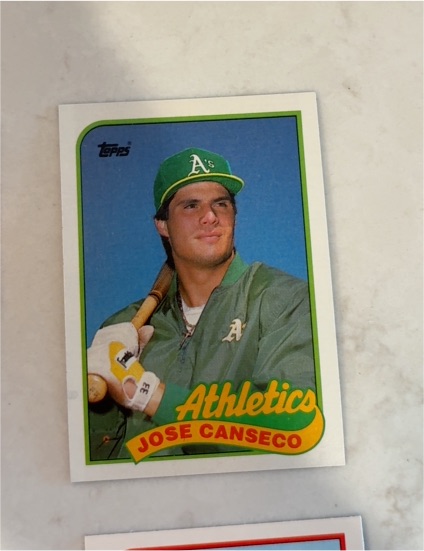 1989 Topps #500 Jose Canseco — front