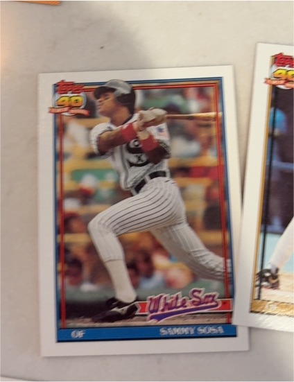 1991 Topps #414 Sammy Sosa — front