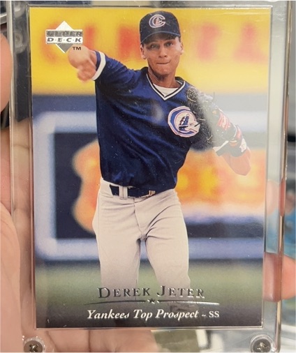 1994 Upper Deck #1 Derek Jeter Yankees Top Prospect — front