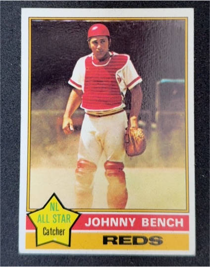 1976 Topps #300 Johnny Bench — front
