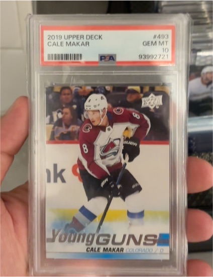 2019 Upper Deck #493 Cale Makar — front