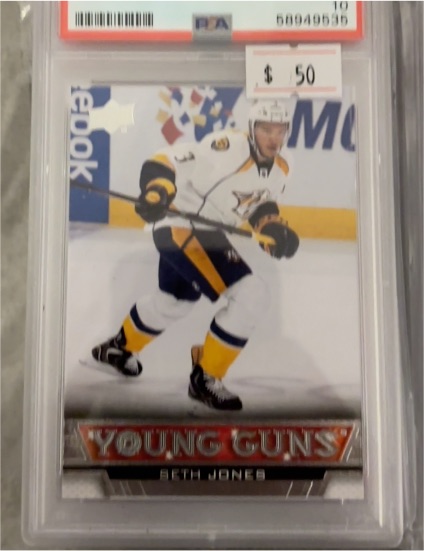 2013-14 Upper Deck Young Guns #228 Seth Jones — front