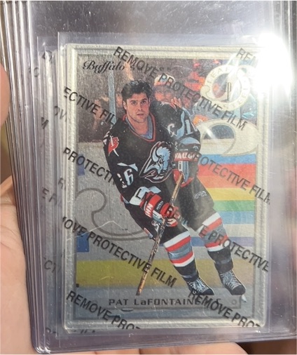 1996-97 Leaf Preferred Steel #22 Pat LaFontaine — front