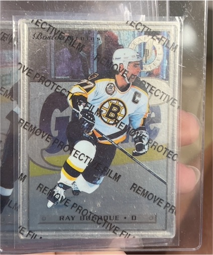 1996-97 Leaf Preferred Steel #4 Ray Bourque — front