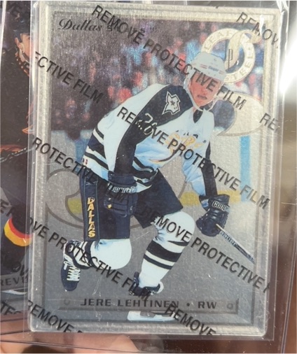1996 Leaf Preferred Steel #S Jere Lehtinen — front