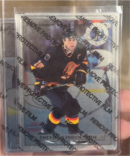 1996-97 Leaf Preferred Steel #45 Trevor Linden — front