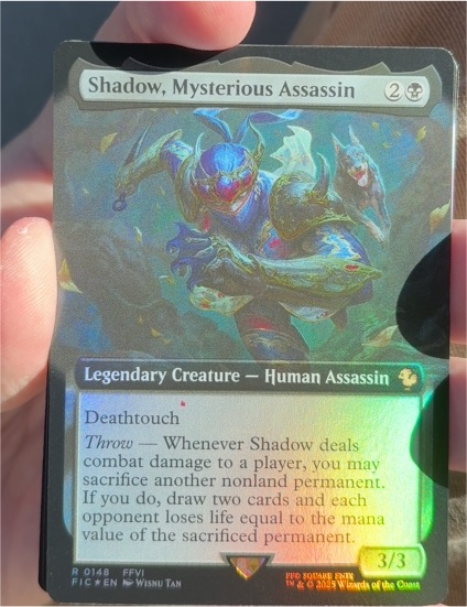 2023 Magic: The Gathering #148 Shadow, Mysterious Assassin — front