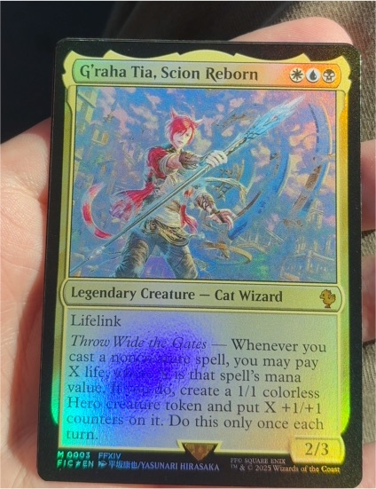 2025 Final Fantasy FIC #003 G'raha Tia, Scion Reborn — front