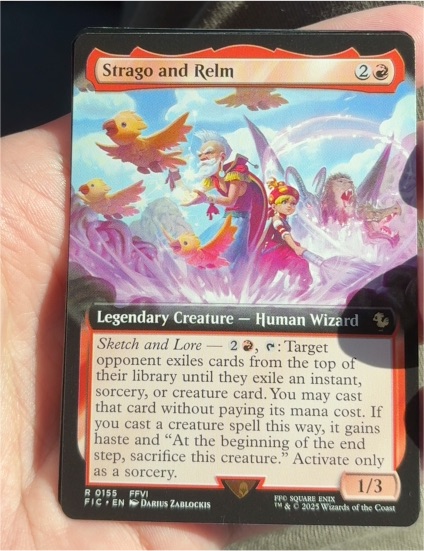 2025 Final Fantasy Commander #0155 Strago and Relm — front
