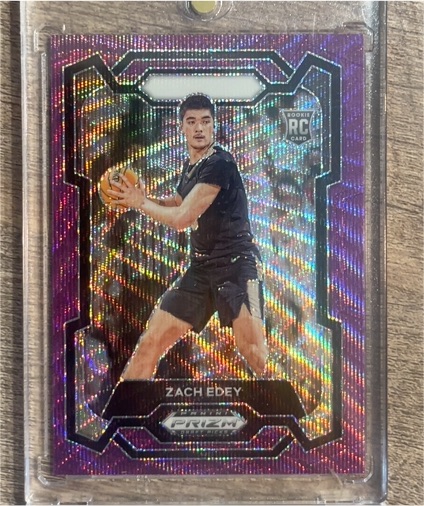 2024 Panini Prizm Draft Picks #1 Zach Edey — front