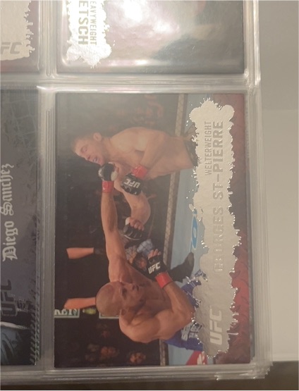 2009 Topps UFC Round 2 #100 Georges St-Pierre — front