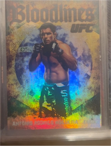 2009 Topps UFC Bloodlines #BL-15 Antonio Rodrigo Nogueira — front