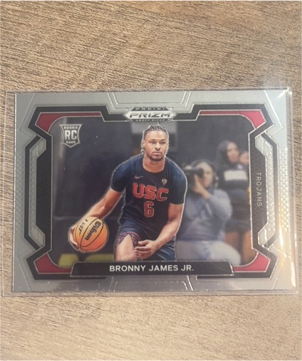 2024 Panini Prizm Draft Picks #86 Bronny James Jr — front