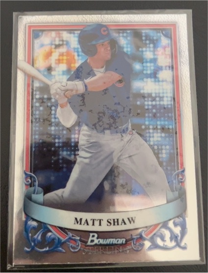 2024 Bowman Sterling #BSP-29 Matt Shaw — front