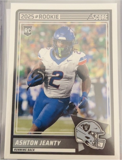 2025 Panini Score #14 Ashton Jeanty Rookie — front