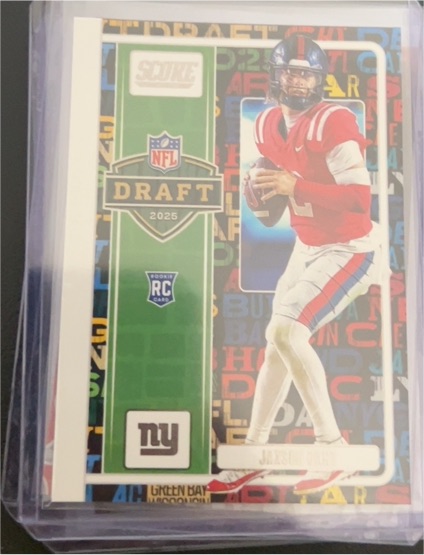 2025 Panini Score #18 Jaxson Dart — front