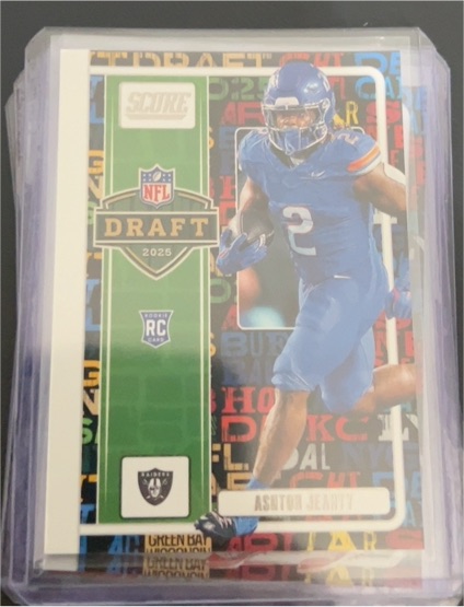 2025 Panini Score NFL Draft #4 Ashton Jeanty — front