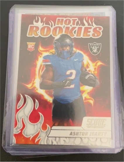2025 Panini Score #3 Ashton Jeanty Hot Rookies — front
