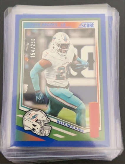 2025 Panini Score Showcase Blue #139 Jordyn Brooks — front