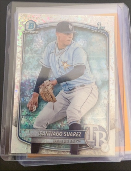 2025 Bowman Chrome Prospects #BCP-142 Santiago Suarez — front