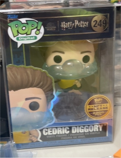 Funko Pop! Digital Harry Potter #249 Cedric Diggory — front