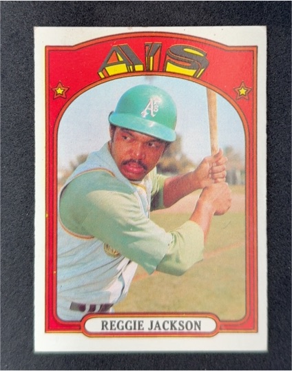 1972 Topps #435 Reggie Jackson — front